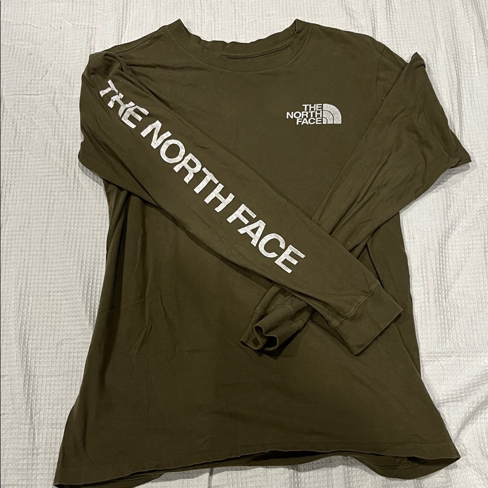 The North Face Mens Tees - Bold Orange, Olive Green, and White - Picture 2 of 2